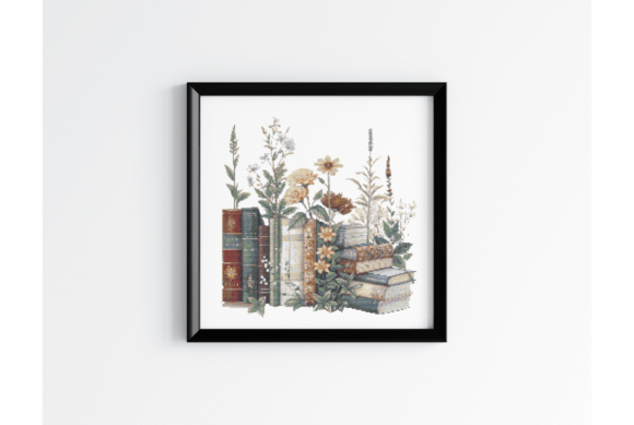 Bookworm Floral Cross Stitch Chart Review for Sellers