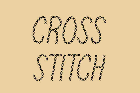Cross Stitch: A Decorative Font Built for Handmade Keepsakes