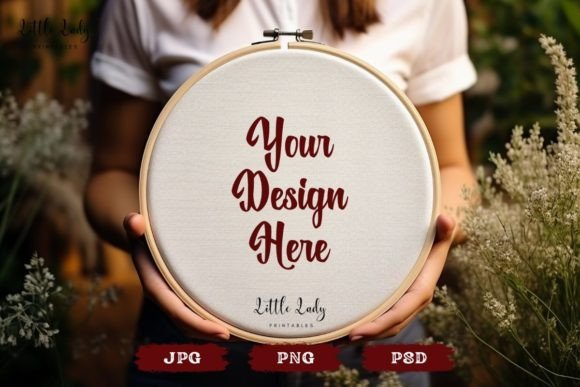 Embroidery Hoop Mockup Smart Object PSD: A Hands-On Review