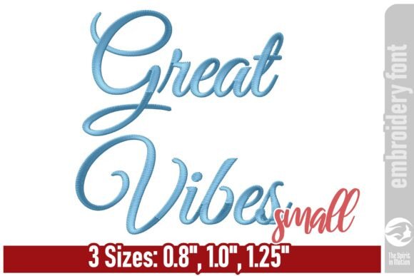 Great Vibes Script Embroidery Font Review for Boutique Apparel