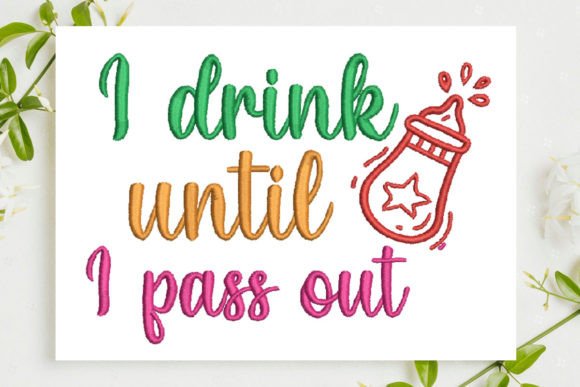 I Drink Until I Pass Out: An Embroidery Designer’s Review for Small Business Merch