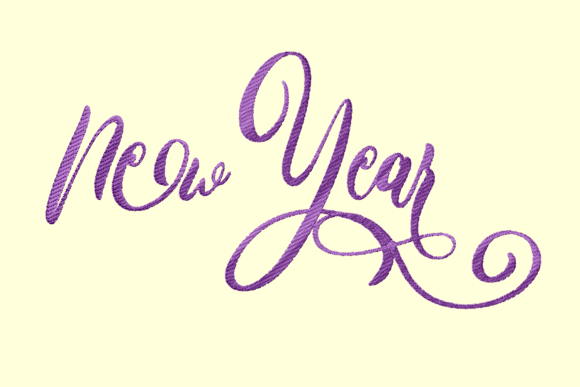 New Year Embroidery Design Review for Sweatshirt Collections