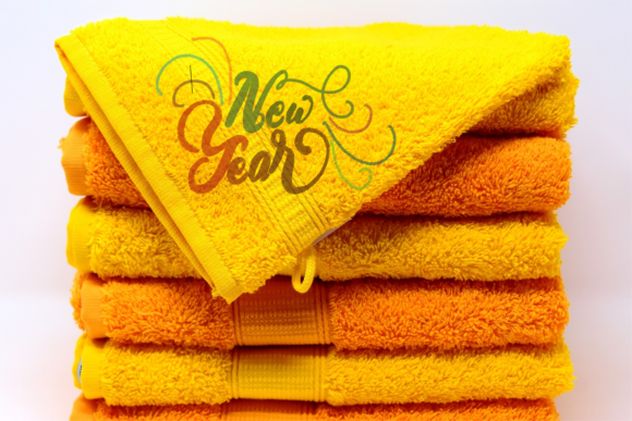 New Years Lettering: Design Review for Business Merch