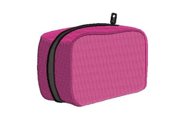 Pink Makeup Bag Mockup Review for Gift Embroidery