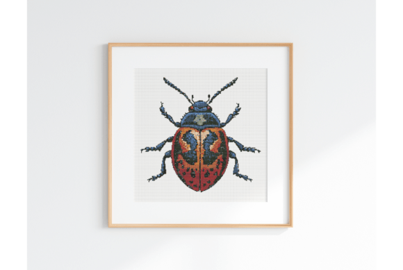 Red Ladybug Cross Stitch Pattern Review for Holiday Sellers