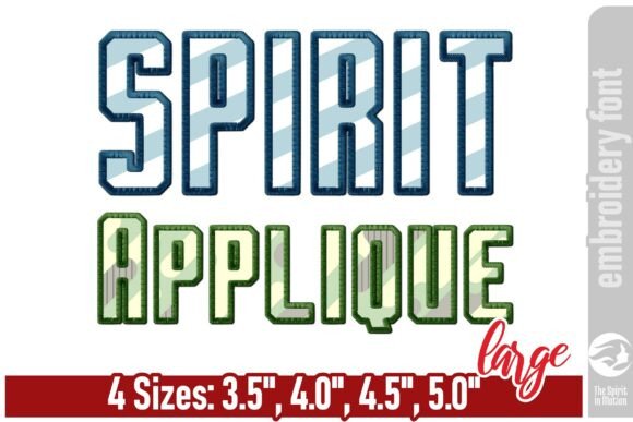 Spirit Applique Embroidery Font – Large: A Designer’s Take