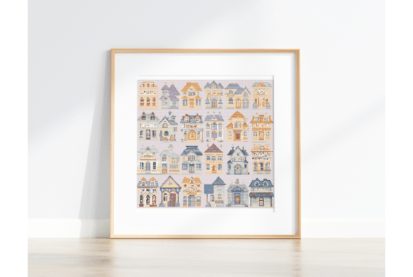 Whimsical Village Cross Stitch Pattern Review