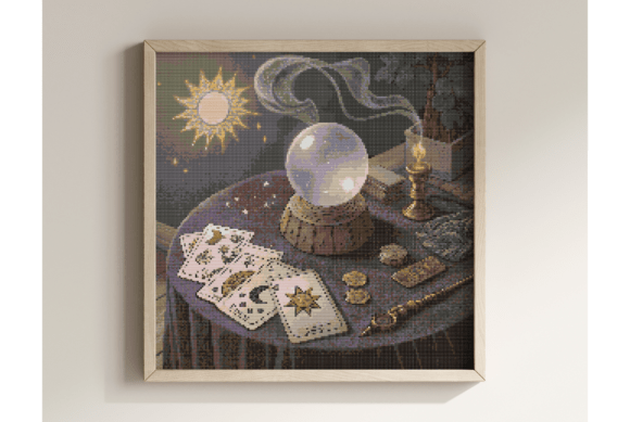 Witchy Crystal Ball Cross Stitch: A Designer's Take